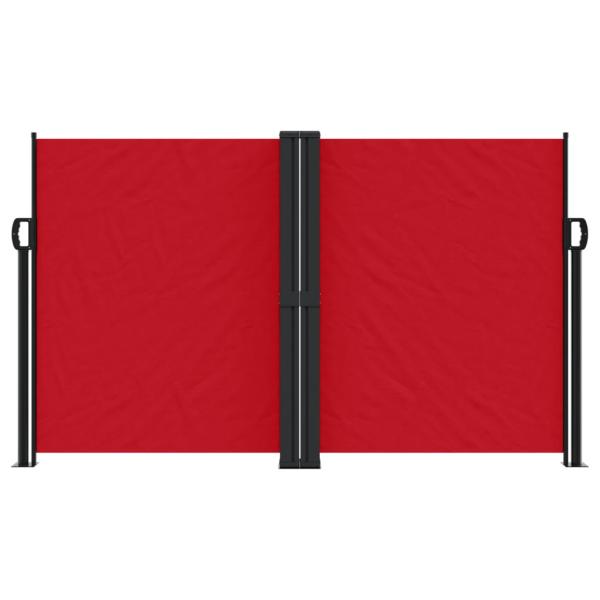 Seitenmarkise Ausziehbar Rot 140x1200 cm