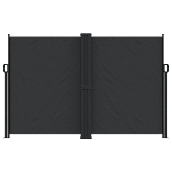 Seitenmarkise Ausziehbar Schwarz 160x1000 cm