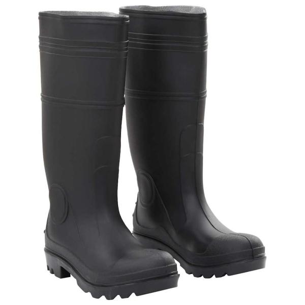 ARDEBO.de - Gummistiefel Schwarz Größe 38 PVC