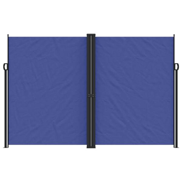 Seitenmarkise Ausziehbar Blau 220x600 cm