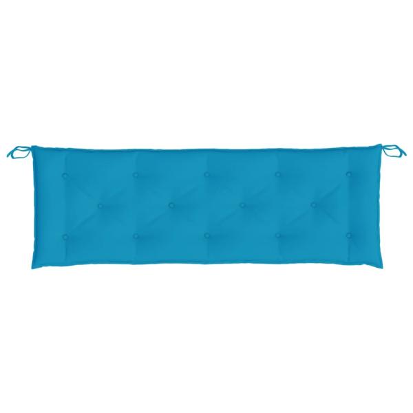 Gartenbank-Auflagen 2 Stk. Hellblau 150x50x7 cm Oxford-Gewebe