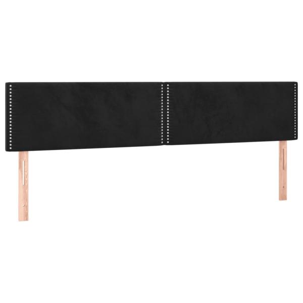 Bettgestell ohne Matratze Schwarz 120x190 cm Samt