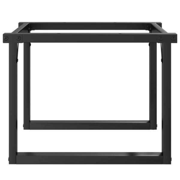 Couchtischbeine O-Gestell 60x40x38 cm Stahl