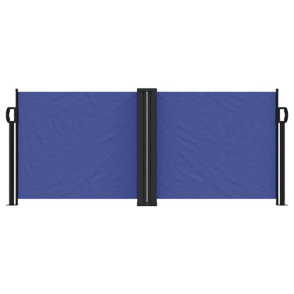 Seitenmarkise Ausziehbar Blau 100x1000 cm