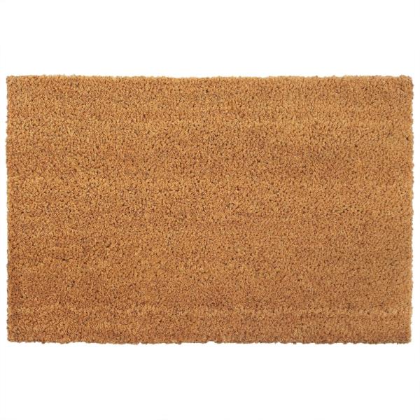 ARDEBO.de - Fußmatte Natur 40x60 cm Kokosfaser Getuftet