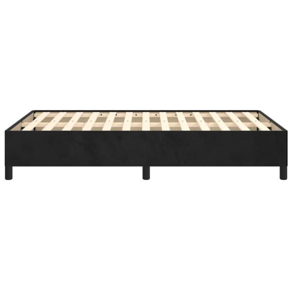 Bettgestell ohne Matratze Dunkelgrau 120x190 cm Samt