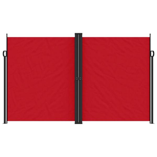 Seitenmarkise Ausziehbar Rot 200x1000 cm