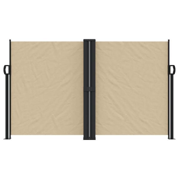 Seitenmarkise Ausziehbar Beige 140x1000 cm