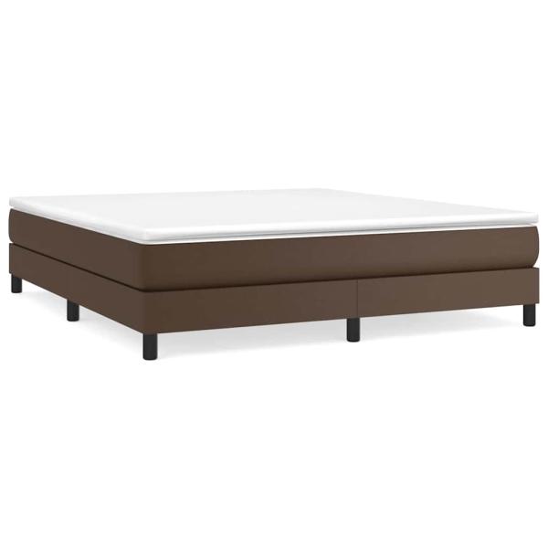 Boxspringbettgestell Braun 180x200 cm Kunstleder