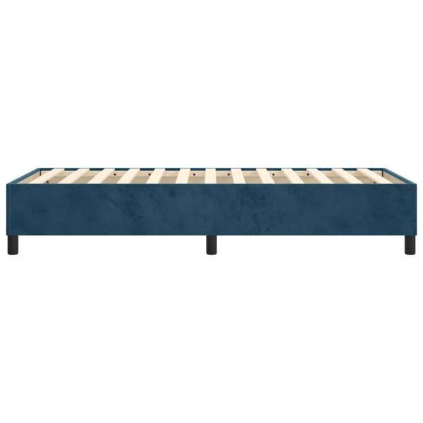 Boxspringbettgestell Dunkelblau 80x200 cm Samt