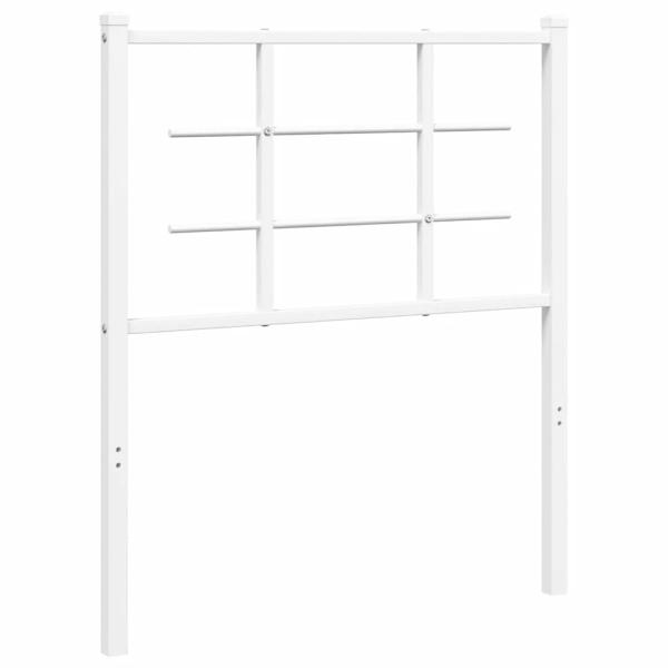 Ersatz-Kopfteil Metall Weiß 75 cm