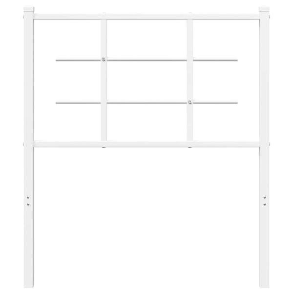 Ersatz-Kopfteil Metall Weiß 75 cm