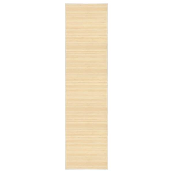 ARDEBO.de - Teppich Bambus 80x300 cm Natur
