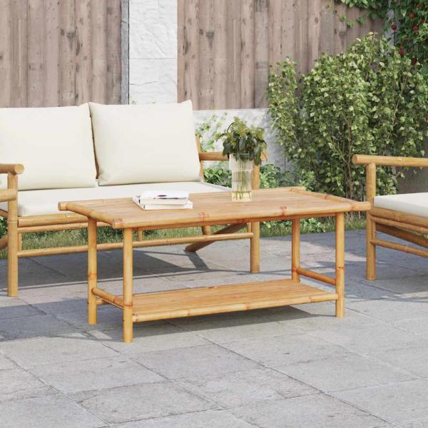 ARDEBO.de - Couchtisch 110x55x45 cm Bambus