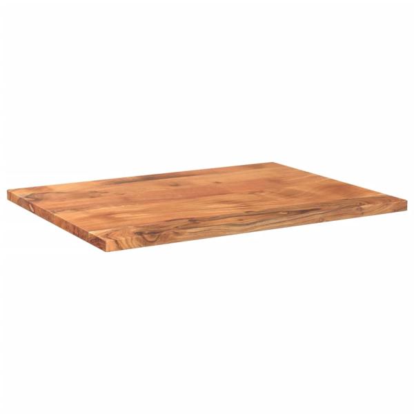 Tischplatte 80x70x2,5 cm Rechteckig Massivholz Akazie