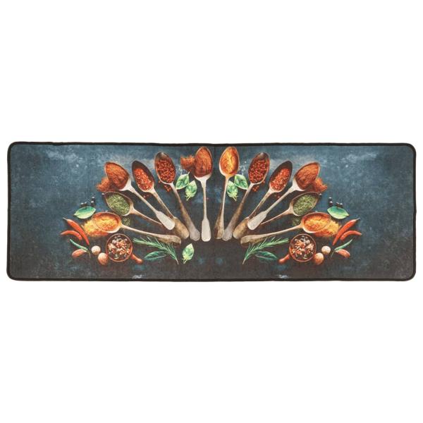 Küchenteppich Mehrfarbig 60x180 cm Waschbar