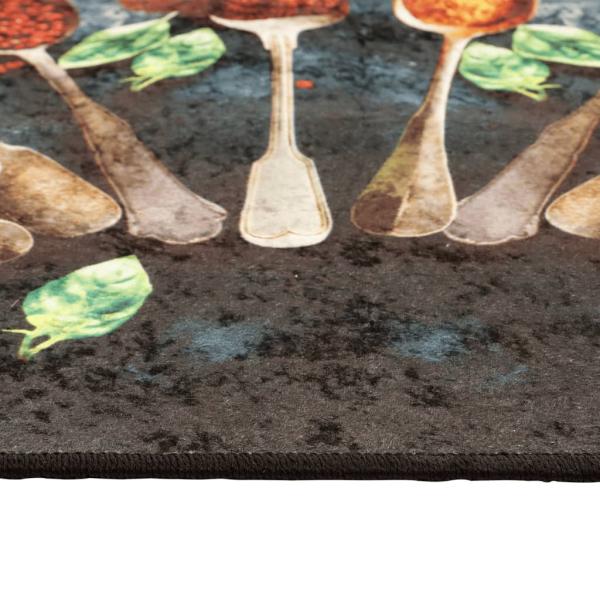Küchenteppich Mehrfarbig 60x180 cm Waschbar