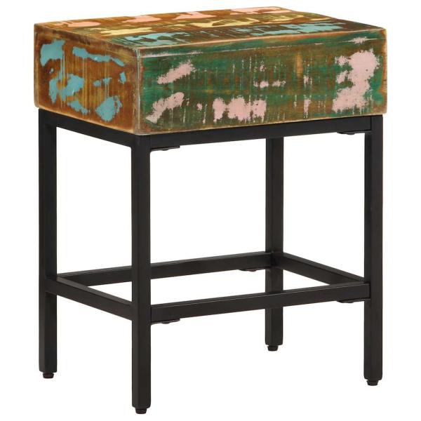 ARDEBO.de - Beistelltisch 40x30x51 cm Altholz Massiv
