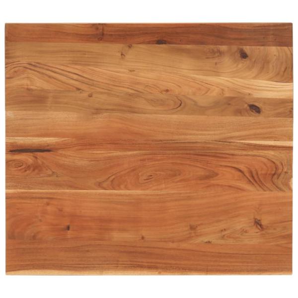 ARDEBO.de - Tischplatte 100x80x3,8 cm Rechteckig Massivholz Akazie