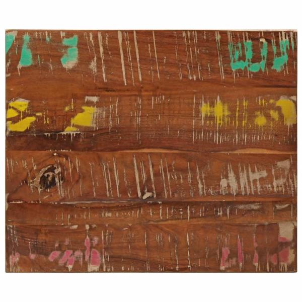 ARDEBO.de - Tischplatte 60x50x2,5 cm Rechteckig Altholz Massiv