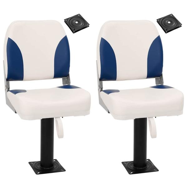 ARDEBO.de - Bootssitze mit Podest 2 Stk. 360° Drehbar