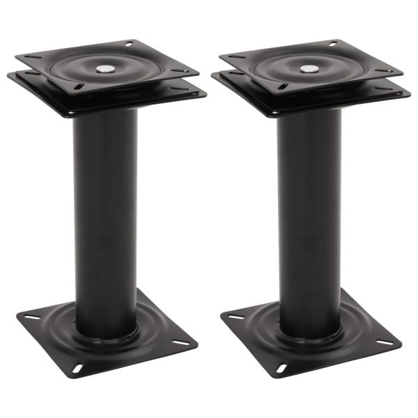 ARDEBO.de - Bootssitz-Podeste 2 Stk. 360° Drehbar Stahl