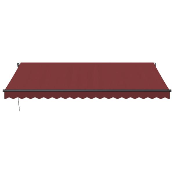 Markise Automatisch mit LED Weinrot 450x350 cm