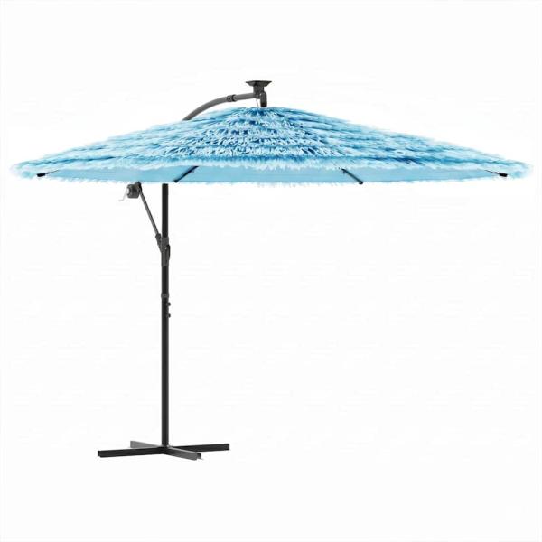 Sonnenschirm mit Stahlmast Blau 290x290x238 cm