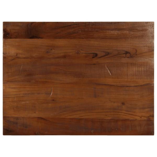 ARDEBO.de - Tischplatte 80x70x2,5 cm Rechteckig Altholz Massiv