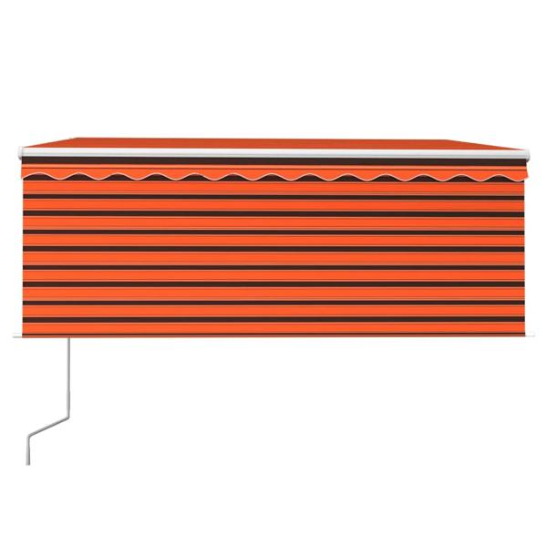 Markise Automatisch mit Rollo LED Windsensor 3,5x2,5 m