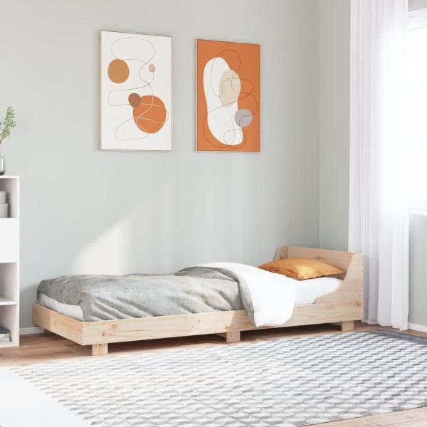ARDEBO.de - Massivholzbett ohne Matratze 90x190 cm Kiefernholz