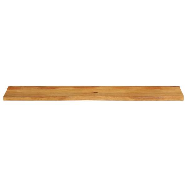 Tischplatte mit Baumkante 140x20x2,5 cm Massivholz Mango