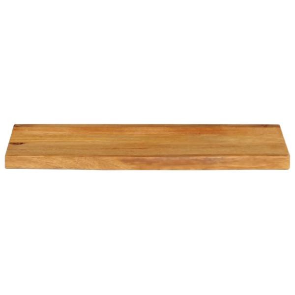 Tischplatte mit Baumkante 70x30x2,5 cm Massivholz Mango
