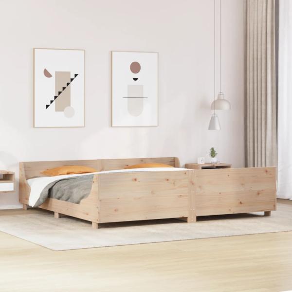 ARDEBO.de - Massivholzbett ohne Matratze 180x200 Kiefernholz