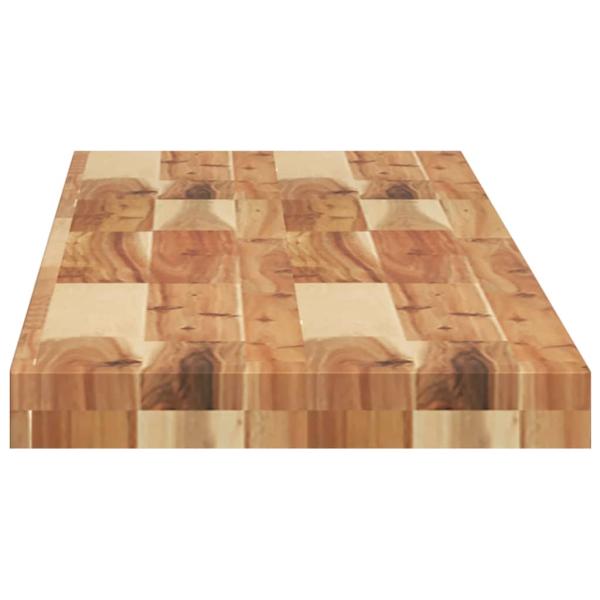 Schweberegal 120x30x4 cm Massivholz Akazie ?lbehandelt