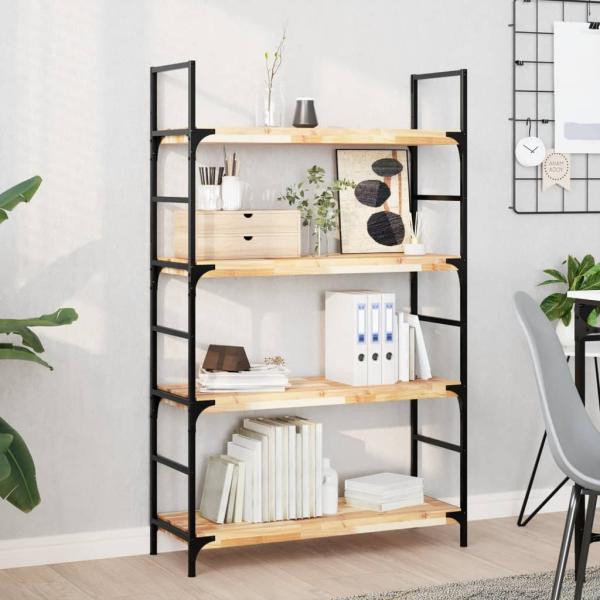 ARDEBO.de - Schweberegal 80x30x4 cm Massivholz Akazie Unbehandelt