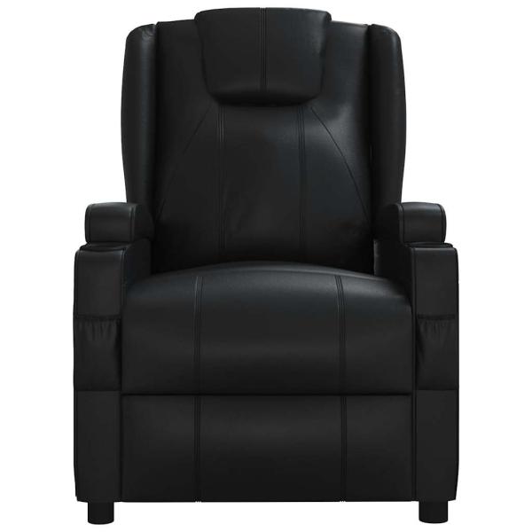 Relaxsessel Schwarz Kunstleder