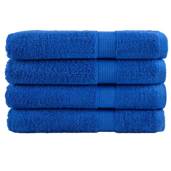 ARDEBO.de - Premium Handtücher SOLUND 4 Stk. Blau 100x200 cm 600 g/m²