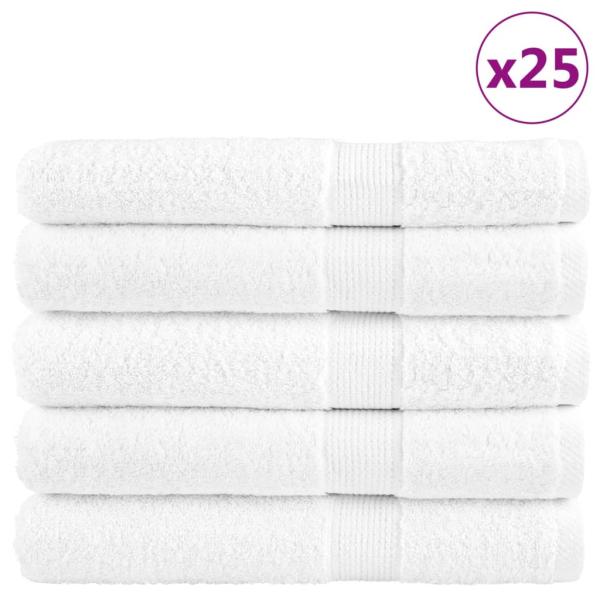 ARDEBO.de - Premium Saunatücher SOLUND 50 Stk. Weiß 80x200 cm 600 g/m²