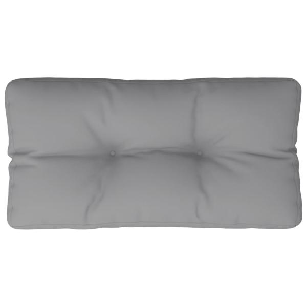 Palettenkissen Grau 80x40x12 cm Stoff