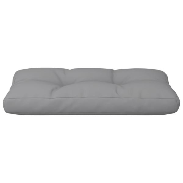 Palettenkissen Grau 80x40x12 cm Stoff