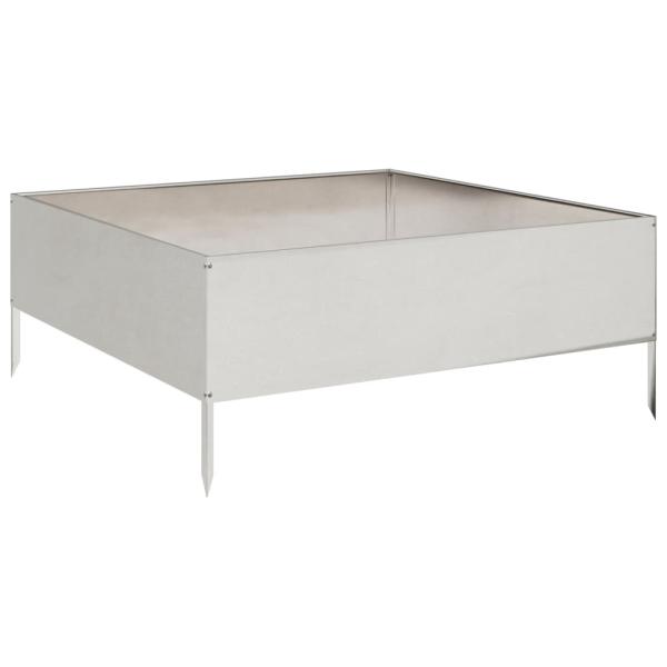 Hochbeet 100x100x41 cm Edelstahl