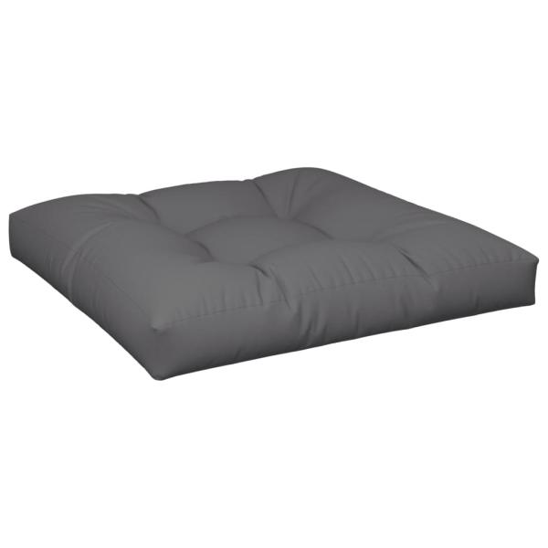 Palettenkissen Anthrazit 70x70x12 cm Stoff