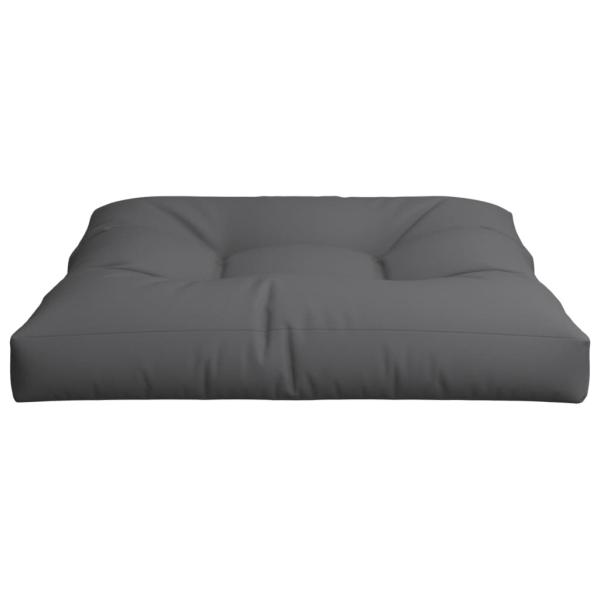 Palettenkissen Anthrazit 70x70x12 cm Stoff
