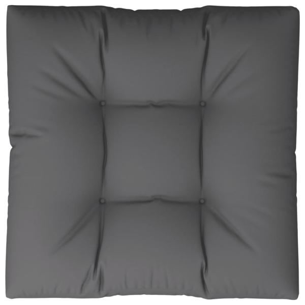 Palettenkissen Anthrazit 70x70x12 cm Stoff