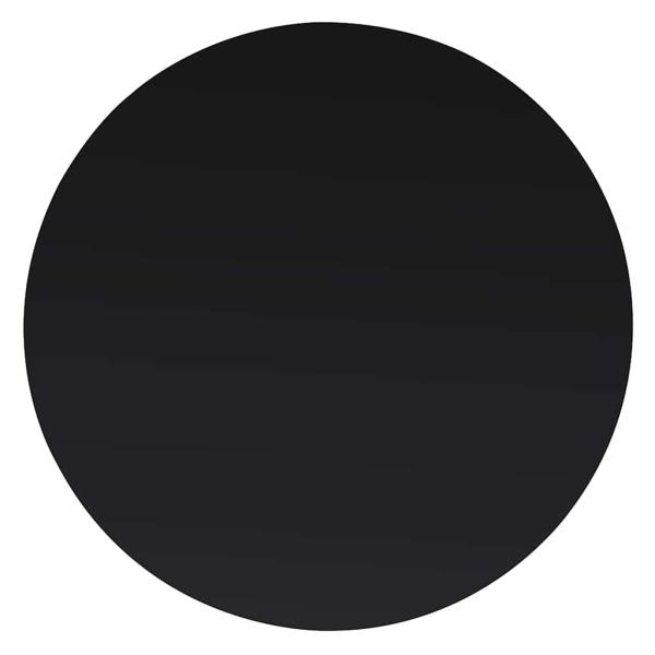 ARDEBO.de - Tischplatte aus gehärtetem Glas Rund 800 mm