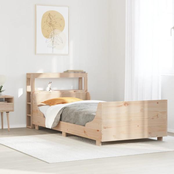 ARDEBO.de - Massivholzbett ohne Matratze 90x200 Kiefernholz
