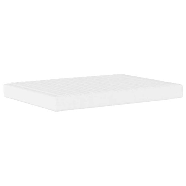 Schaumstoffmatratze Weiß 140x210 cm Härtegrad H2 H3