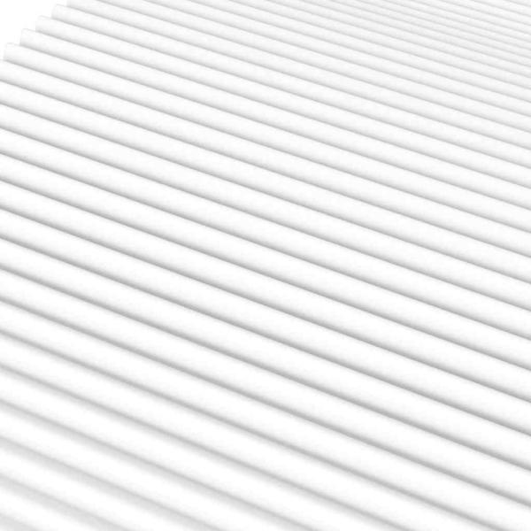 Schaumstoffmatratze Weiß 140x210 cm Härtegrad H2 H3