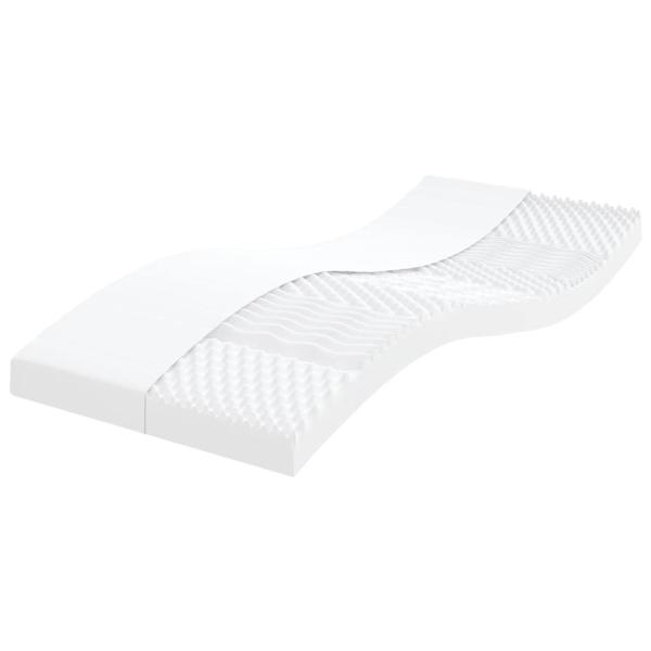 ARDEBO.de - Schaumstoffmatratze Kinder Weiß 80x160 cm 7-Zonen Härte 20 ILD